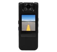 MENDUNER Mini Body Camera 4K, 180° Rotatable Lens, Support 128GB Memory Card, Premium Portable Body Worn Cam, Wearable Video Recording Camcorder, for Work Records,Guard