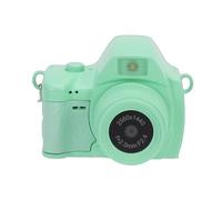 MENDUNER Mini Keychain Camera, 2K Retro Digital Camera with 1.47in Color Display, 32GB Card Included, LED Light, 4 Filters, Portable Pocket Camcorder for Travel (Light Green)