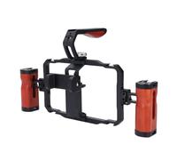 MENDUNER Phone Stabilizer Rig, Portable Aluminum Alloy Cage Frame with Two Handles for Professional Video Making and Vlogging