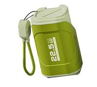 MENDUNER Portable 10000mAh Wall Plug Power Bank with Dual Mode Fast Charging for Cell Phones On The Go (Olive Green)