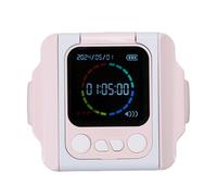 MENDUNER Portable Electronic Phone Lock Box, Mobile Phone Time Lock Safe for Students with Timer, Focus Enhancement Addiction Prevention Tool for Study, Work, Office and Home Use (Roseate)