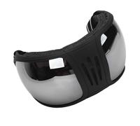 MENDUNER Protective Horse Sunglasses | Windproof Sand Proof Horse Racing Goggles With Adjustable Strap For Eye Protection Harness Supplies Blue (Silver)