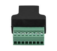 MENDUNER RJ45 Female to 8 Pin Screw Terminal Connector, DVR Ethernet Adapter with EIA TIA 568B Wiring Standard, for Digital DVR and Baluns