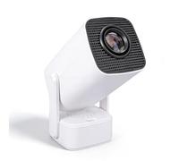 MENDUNER Smart Projector, 13.0 WiFi 6 BT 5.4 4K 1080P 200 ANSI Lm Portable Projector with Auto Correction 210 Degree Rotatable, Smartphone Laptop Video Home Theater (UK Plug)