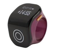 MENDUNER Smart Ring, Adjustable Ring Finger Counter with Size, Large LCD Display, 120mAh Long Lasting Endurance, 4 Digit Finger Counter ZikrRing for Work Exercise, Life (Purple)