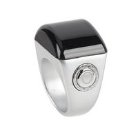 MENDUNER Smart Ring Counter, IP67 Rechargeable Digital Finger Counter, Mobile App, Prayer Time Reminder for Muslims, Golf, Sports, Inventory, 5 Times ANAN Reminder (18mm)