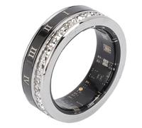 MENDUNER Smart Ring Health Tracker for Men Women, 24 7 Fitness Tracking, IP68 Water Proof Activity Tracker, Stainless Steel Construction, 10 to 15 Day Battery (#12)