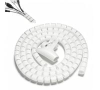 MENDUNER Spiral Wrap Tube, Cable Organizer and Protector, Flexible Reusable Cord Management for Home Office TV Computer, 1.5m/ Length, 16mm/22mm/28mm Diameter (1.5m*16mm)
