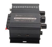 MENDUNER Stereo Power Amplifier 20W X 2 High Power, 5.0, DC 12V Input for Home Theater, Car Audio, Karaoke, Independent Bass Treble Speaker Compatible