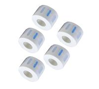 MENDUNER Stretchy White Neck Strips Durable for Hair Cutting, 5 Rolls Barber Neck Strips Paper for Makeup Artists