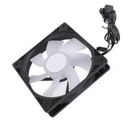 MENDUNER Stronger Gotine fan: Premium Cicha 120 Mm 4pin PWM 5V Argb MFDB Hydraulic Ring 1500 Rpm of Low Noise in the PC Game (Black)