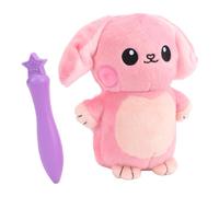 MENDUNER Stuffed Bunny, Light Up Stuffed Animal with LED Drawing Pen, Glow in the Dark Plush Bunny Night Light, Soft Easter for Kids Toddlers, Birthday