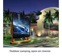MENDUNER Sustainable White Projection Portable Screen 4: 3 for a Film in the Outdoor Camp, Cinema, Front/Rear Projection (84 inches)