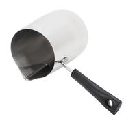 MENDUNER Turkish Coffee Pot, 304 Stainless Steel Cezve Ibrik for Stovetop, with Eagle Beak Spout, Heat Resistant Handle for Warming Milk, Melting Butter, Chocolate, Sauces (350ml)