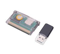 MENDUNER Universal Flash for SP NDSL Game Console, FAT16 Format, Support Up to 2GB Memory Card, Easy Navigation Menu (Purple Transparent)