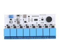 MENDUNER US516P6 Offline Voice Recognition Relay, LED Indicator Light, with Type C Interface and 5.08mm Screw Wiring Socket, for Smart Home Appliances Toys Lighting (DSTAR-40)