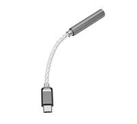 MENDUNER USB C to 3.5mm Sound Adapter, 384kHz Playback | CX31988 chipset, low noise, amplifier, aluminum body, silver plated wire