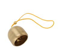 MENDUNER Versatile Hanging Bell Brass Wind Chime Decor, Brass Bell Charm for Students Backpack Ornament