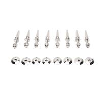 MENDUNER Versatile Speakers Insulation Picos for More Severe Serious and Consistent Sound Performance, for CD/DVD Players, Equipment Recorders - 8 PC of Silver