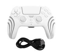 MENDUNER Wireless Game Controller, Hall Effect Joystick Triggers with 800Hz Polling Rate 6-Axis Gyroscope, RGB Light Customizable Programmable Keys for Slim Pro PC
