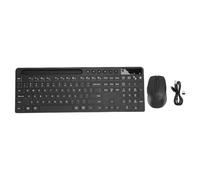 MENDUNER Wireless Keyboard and Mouse Combo, 2.4G 115 Keys RGB Backlight Wireless Keyboard, Long Battery Life, Silent Mouse and Receiver for WINDOWS for OS X, Intelligent Sleep Mode