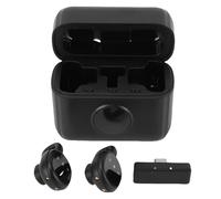 MENDUNER Wireless Lavalier Microphone with Charging Case, Noise Canceling Lapel Mic with 2.4G Transmission for Streaming, Recording, Interviews, Plug Play Compatible