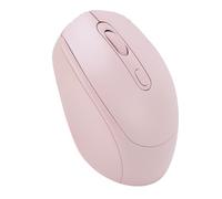 MENDUNER Wireless Mouse, 2.4G Bluetooth Silent Click Rechargeable Mouse, 3 Level DPI Adjustable, Ergonomic QuietMouses for Laptop, PC, Mac, Library, Classroom, 400mAh Battery (Roseate)