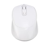 MENDUNER Wireless Mouse, 2.4G Bluetooth Silent Click Rechargeable Mouse, 3 Level DPI Adjustable, Ergonomic QuietMouses for Laptop, PC, Mac, Library, Classroom, 400mAh Battery (White)