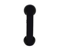 MENDUNER Wireless Retro Telephone Handset Cordless Bluetooth USB Phone Receiver with HD Speaker Microphone Menu Key, 200mAh Rechargeable Battery, 8H Talk Time for Desktop Home Office Gift (Black)