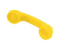 MENDUNER Wireless Retro Telephone Handset, Portand Wire Radiation Proof Handset Reciver Headphones, for BT Support Devices Phone Computer (Yellow)