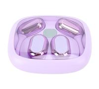 MENDUNER Wireless Translator Earbuds 140 Languages | Real-Time AI Translation with Touch Control, High Accuracy 98%, Ear Hook, Noise Reduction for Business (Purple)