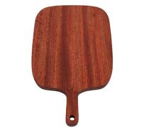 MENDUNER Wooden Chopping Board with Handle | Premium Ebony Serving Tray for Pizza Vegetable Meat (33 * 19.5 * 1.5cm)