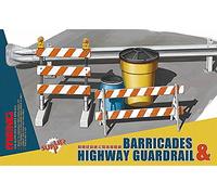 Meng 1:35 Scale Barricades and Highway Guardrail Model Set (Multi-Colour)