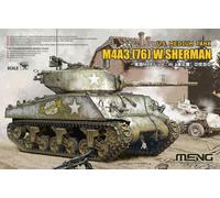 Meng 1/35 Scale - M4A3 (76) W US Medium Tank Model Kit TS-043