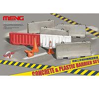 Meng 1:35 Scale Model Concrete and Plastic Barrier Set (Multi-Colour)