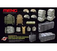 Meng 1:35 Scale Modern US Military Individual Load Carrying Equipment Model Kit (Multi-Colour)