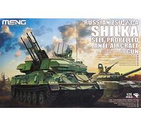 Meng 1:35 Scale Russian ZSUScale23Scale4 Shilka Self Propelled AntiScale Aircraft Gun Model Kit