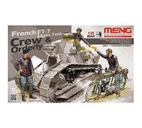 Meng HS-005 1:35 Scale French FT-17 Light Tank Crew and Orderly Model