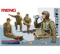 MENG Military Toy Figure IDF Tank Crew Figures (1:35 Scale), 4pcs/set, Multicolor