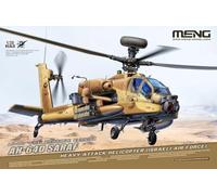 Meng Model 1:35 - AH-64D Saraf Attack Helicopter Israel, One Size C