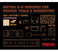 Meng Model 1/35 British R-R Armored Car Pioneer Tool Resin # 067