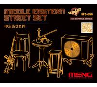 Meng Model 1/35 Modern Middle Eastern Street Set Plastic Model Parts Mensps-036