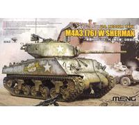 MENG TS-043 1:35 M4A3 Sherman (76) W - Metal barrel included