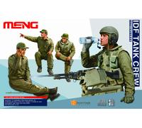 MENG Military Toy Figure IDF Tank Crew Figures (1:35 Scale), 4pcs/set, Multicolor