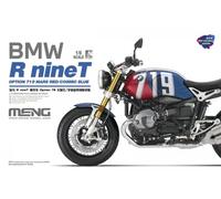 Meng Model MT-003T 1:9th BMW R nineT Option 719 Mars Red/ Cosmic Blue pre colour