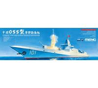 Meng PS-009 Chinese Type-055 Guided-Missile Destroyer 1:700 Model Kit