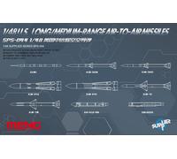 Meng SPS-044 Model 1:48-US Long/Medium Range Air Missile Set