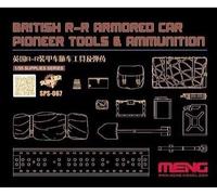 Meng-Model SPS-067 - 1:35 British R-R Armored Car Pioneer Tools & Ammunition