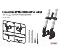 Meng Model SPS-069 - 1:9 Kawasaki Ninja H2(TM)R Movable Metal Front Fork Set