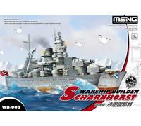 Meng Model Warship Builder Scharnhorst Cartoon Ship # 002